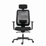 Powerton Lucie čierna / Kancelárske ergonomické kreslo / nosnosť 130 kg (MKWPLUKBCBBA)