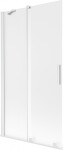 MEXEN/S - Velar dvojkrídlová posuvná vaňová zástena 100 x 150, dekor, biela 896-100-000-31-20