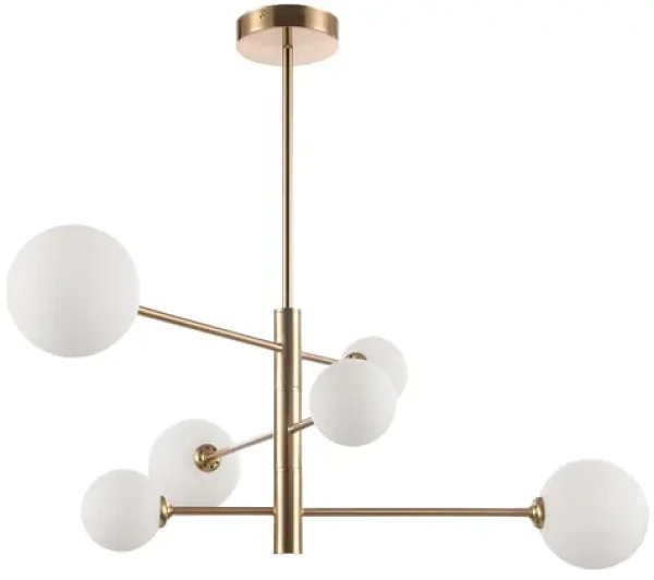 Light Presti Dorado zlatá / Závesné svietidlo / 6x G9 (LP-002/6P)