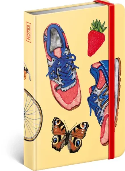 Presco Group Notes Tenisky – Katarína Kynclová / linajkový / 11 × 16 cm (A-6117)