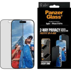 PanzerGlass Stealth Apple iPhone 17/16 Pro s bezprašným aplikačným boxom (PG54911)
