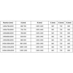 MEXEN/S - Velár sprchovací kút, posuvné dvere 140 x 70, dekor, ružové zlato 871-140-070-31-60