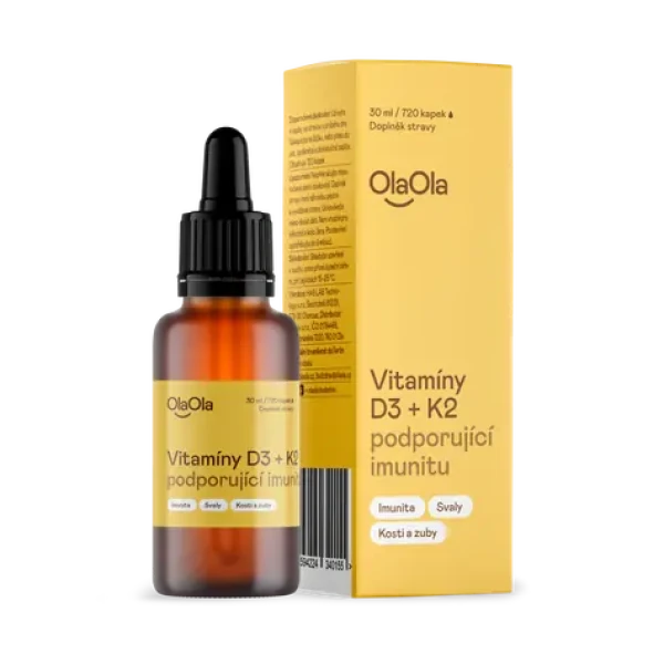 OlaOla Vitamíny D3 + K2 30 ml / kvapky (120034)