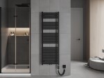 MEXEN/S - Hades radiátor + vykurovacia tyč 1500 x 500 mm, 900 W, čierna W104-1500-500-2900-70