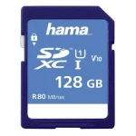 HAMA microSDXC 128GB + adaptér / Class 10 / UHS-I / až 80MBs (124137)