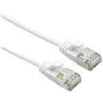 Roline 21.15.1705 RJ45 sieťové káble, prepojovacie káble CAT 6A U/FTP 5.00 m biela netienený, bez halogénov, samozhášavý 1 ks; 21.15.1705