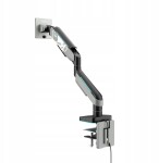 Diablo Chairs držiak na monitor 49 cali, szaro-Čierny LED RGB X-ARM