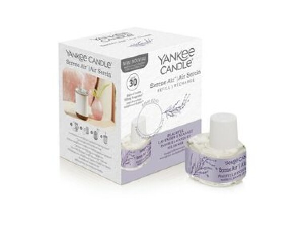 Yankee Candle Serene Air Lavender amp; Sea Salt náplň do vonného difuzéra / 17 ml / doba prevoňania až: 30 dní (5038581106519)