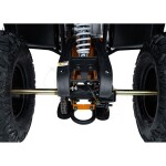 Mamido Detská benzínová štvorkolka RamiGO DISCOVERER 125CC čierno-oranžová