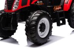 Mamido Mamido Detský elektrický traktor MX-616 s kabínou 12V | 2x45W červený