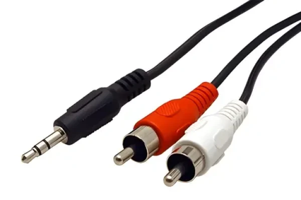 Roline audio kábel Jack 3,5mm - 2x Cinch 10 m / Audio kábel / M/M (11.09.4349)