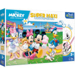 Trefl Primo - Puzzle - Obojstranné puzzle Mickey Mouse: Na púti SUPER MAXI