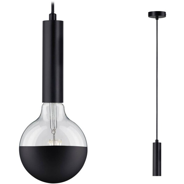 Paulmann 79757 závesné svietidlo E27 čierna; 79757