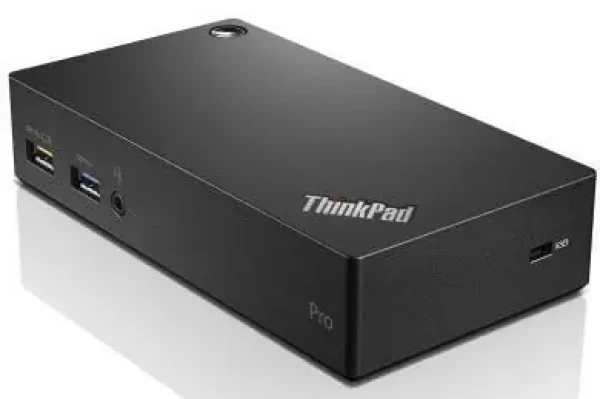 Lenovo ThinkPad USB 3.0 Pre Dock / Dokovacia stanica / 3x USB 3.0 / 2x USB 2.0 / DisplayPort / RJ-45 / čierna (03X6897)