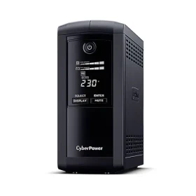 CyberPower VP1000ELCD čierna / Záložný zdroj UPS / 1000 VA / 550 W / LCD displej / 4X zásuvka / USB (VP1000ELCD)