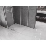 MEXEN/S - Velár sprchovací kút, posuvné dvere 120 x 75, transparent, chróm 871-120-075-01-01
