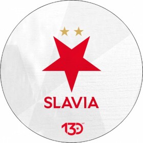 Jedlý papier Logo Slávie biele pozadie 19,5 cm - Pictu Hap - Pictu Hap
