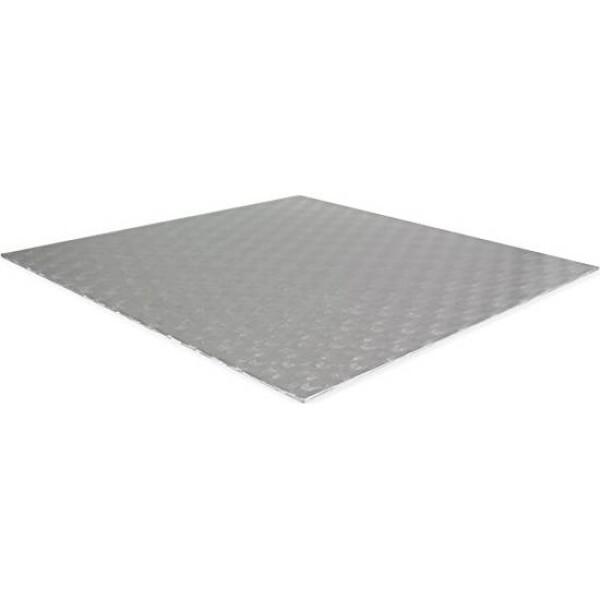 Podložka pod tortu strieborná – štvorec 25,4 × 25,4 cm - PME