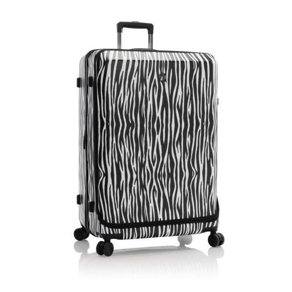 Veľký škrupinový kufor Heys EZ Fashion L Zebra