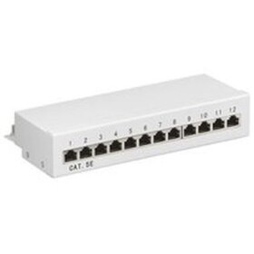 PremiumCord Mini Desktop Patch Panel Cat5e, 12xRJ45 (4040849930416)