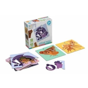 KukiKuk 80005 Veééliké puzzle Mláďatá s mamou