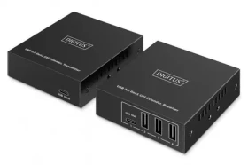 Digitus USB 3.2 Gen1 CAT Extender / Predlžovač signálu / 5 Gbps / 100 m / 3x USB-A + 1x USB-C (DA-73121)