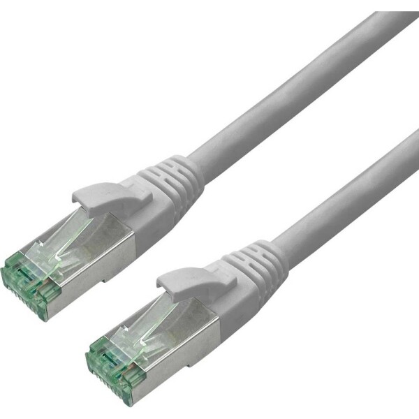 Roline recycled material 21.45.3200 RJ45 sieťové káble, prepojovacie káble CAT 6A S/FTP 0.50 m sivá dvojžilový tienený, dvojžilový tienený, PVC plášť 1 ks; 21.45.3200
