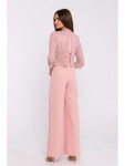 Dámsky overal S381 Powder Pink - Stylove L pudrovo-růžová