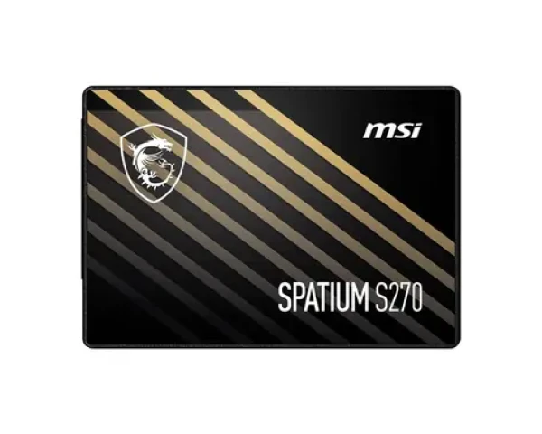 MSI Spatium S270 960GB / 2.5" / SATA III / 3D NAND flash / R: 500MBps / W: 450MBps / MTBF: 1.5mh (S78-440P130-P83)
