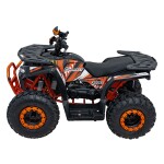 Mamido Detská benzínová štvorkolka RamiGO PRO RIDER 200CC oranžová