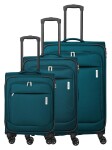 Sada cestovných kufrov Travelite Priego S,M,L Petrol
