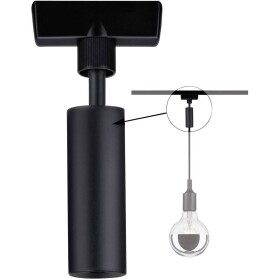 Paulmann 96914 komponenty nadstavby kyvadlový adaptér čierna (matná); 96914