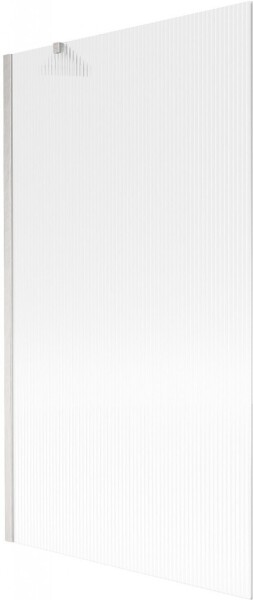 MEXEN/S - Next vaňová zástena FIX 100 x 150, prúžky, nikel kartáčovaná 895-100-000-00-09-97