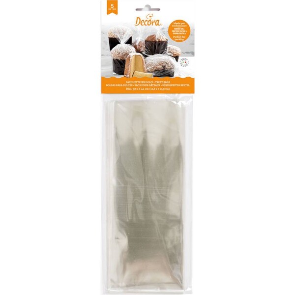 Sáčok 5 ks na 500 g Pandoro / Panettone 750 g–1 kg / Colomba di Pasqua 500–700 g - Decora - Decora