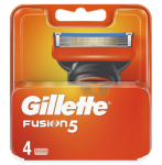 GILLETTE Fusion5 náhradné holiace hlavice 4 ks