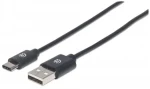 Manhattan kábel Hi-Speed USB-C samec gt; USB 2.0 samec (354912)