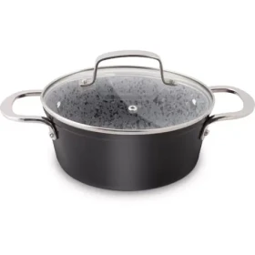 Lamart Granit Kastról s pokrievkou 1.6L šedá / 18 x 8.5 cm / hliník (8590669353545)