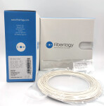 VZORKA 20 METROV - PLA MINERAL filament biely 1,75 mm Fiberlogy