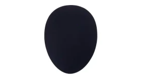 BakkerElkhuizen The Egg Ergo čierna / Podložka pod myš / ergonomická / 230 × 300 mm (BNEEMP)