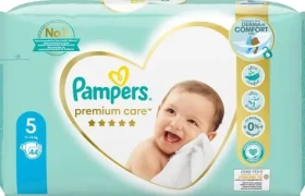 Pampers Premium Care 11-16 kg (44ks) / Plienky / Veľkosť 5 (11-16 kg) (4015400278870)