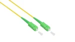 Good Connections OS2 LC-SC žltá 7,5 m / Optický patch kábel / Simplex / SM 9/125 µm / APC / LSZH (LW-S907LASA)