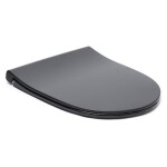 WC doska VitrA Sento duroplast čierna mat 120-483-009 120-483-009