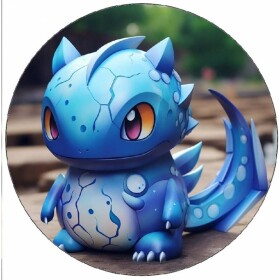 Jedlý papier Pokémoni drak 19,5 cm - Pictu Hap