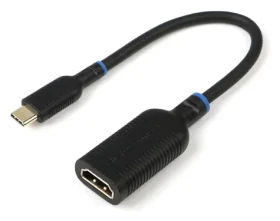 MicroConnect USB-C (M) - HDMI (F) 0,2 m čierna / Adaptér / 4K (MC-USBCHDMI-A)