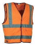 Reflexná pracovná vesta COFRA CLEAR oranžová veľkosť 2XL (CACLEAR_01_XXL-B)