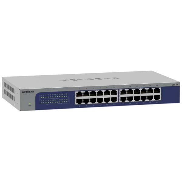 NETGEAR GS524-300EUS ethernetový switch 24 portů 1 GBit/s; GS524-300EUS