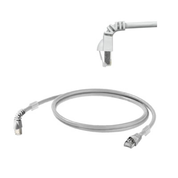 Weidmüller 1233160005 RJ45 sieťové káble, prepojovacie káble CAT 6A S/FTP 0.50 m sivá UL certifikácia 1 ks; 1233160005