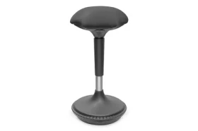 Digitus DA-90422 čierna / Balančná stolička / výškovo nastaviteľná 63-88 cm / otočná 360° / nosnosť 125 kg (DA-90422)