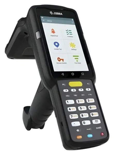 ZEBRA MC3330xR UHF RFID Gun 47 kláves / Terminál / RFID čítačka UHF / 2D imager SE4770 / 4GB RAM / 32GB (MC333U-GJ4EG4EU-1SKT)