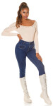 Sexy Skinny Jeans with patch pockets denimblue 42